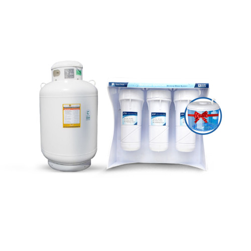 خزان غاز راسي 450 لتر + فلتر Aqua Tower سبع مراحل + قاروة مياه