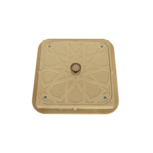 غطاء مانهول مقاس داخلي 40*40 سم – مقاس الإطار 50*50 سم
