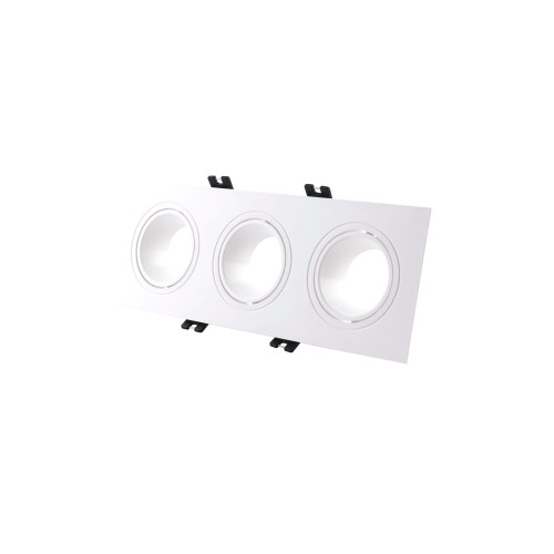إطار متحرك بلاستيك ثلاثي أبيض كامل مقاس 253x93x29mm