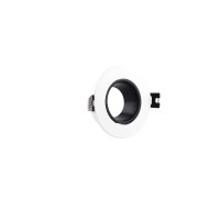 إطار دائري بلاستيك مفرد متحرك 7 سم أبيض وأسود مقاس 90x29mm